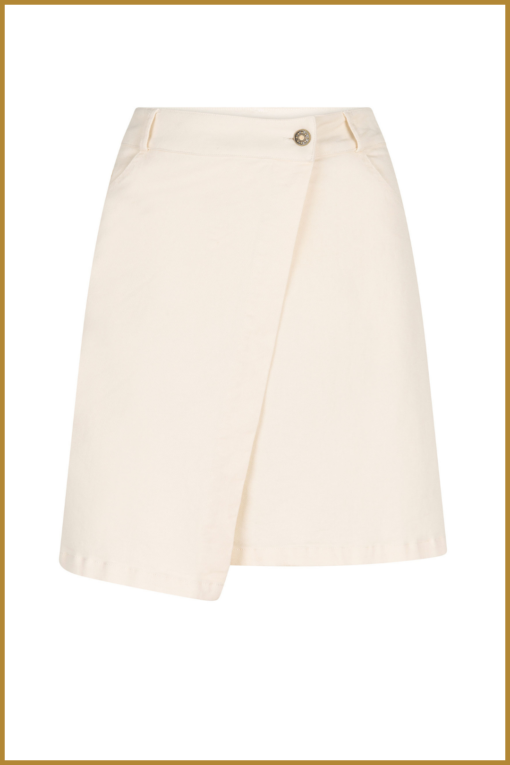 YDENCE - Skirt pearl offwhite -YDE240034