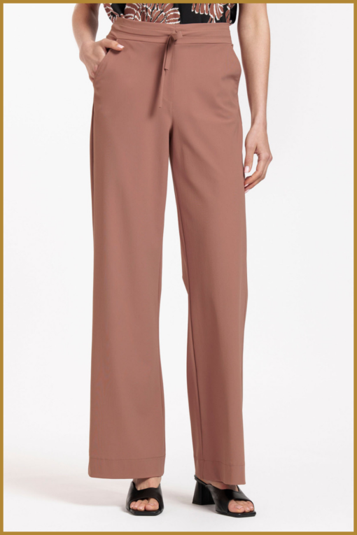 STUDIO ANNELOES - Abigail trousers bruin -STU240095