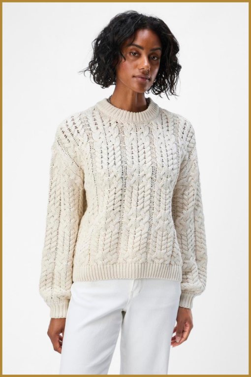 OBJECT- OBJDIDDI LO L/S KNIT beige-OBJ240071