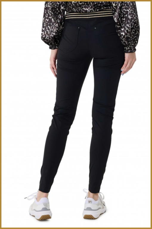 ZIP73- Broek Streepboord Zwart/Champ. -zwart-ZIP240001