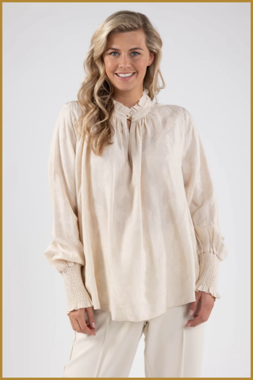 NUKUS - Marbella Blouse Off White -NUK240025