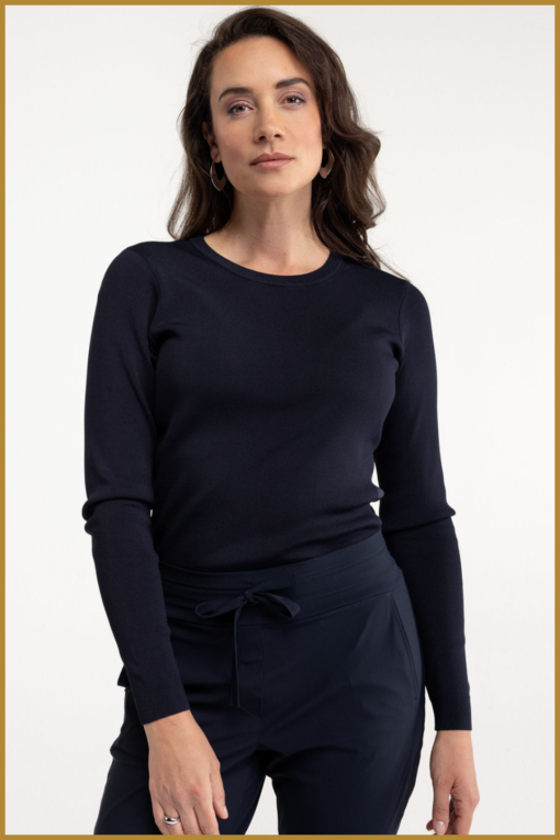 STUDIO ANNELOES - Lana pullover dark blu -STU240313