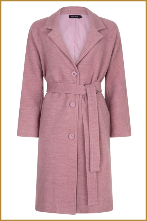 YDENCE - Coat Debbie lilac -YDE240060