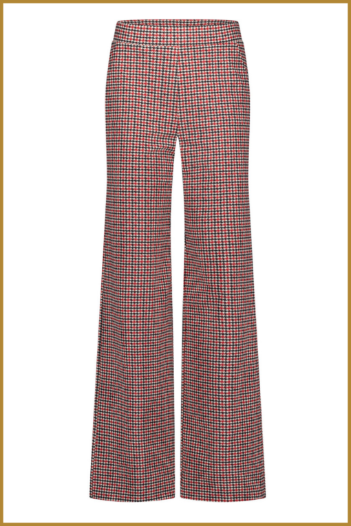 STUDIO ANNELOES -Lexie check trousers Multi rood -STU240308