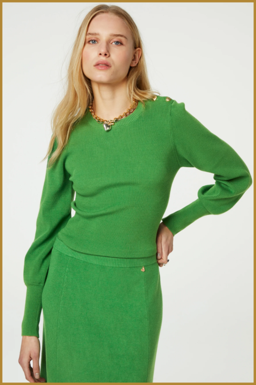 FABIENNE CHAPOT - Lillian Pullover parrot green -FAB240079