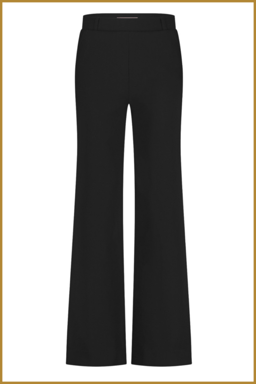 STUDIO ANNELOES - Lexie bonded trousers zwart -STU2400328