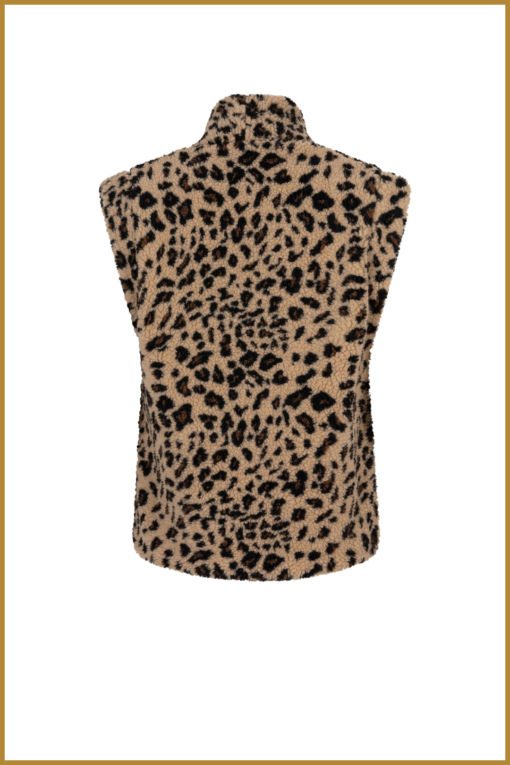 YDENCE - Gilet Abby leopard -YDE240045