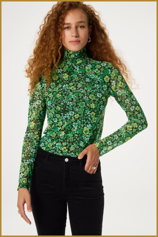 FABIENNE CHAPOT - Jane top green dolly -FAB240081