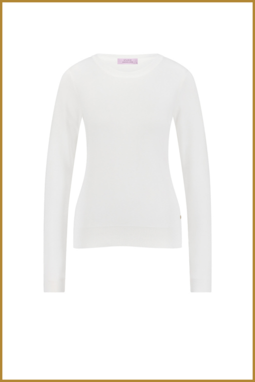 STUDIO ANNELOES- Lana pullover offwhite -STU240312