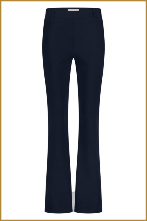 STUDIO ANNELOES - Flair bonded trousers dark blue -STU240340