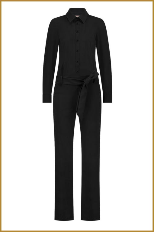 STUDIO ANNELOES - Angel jumpsuit ls zwart -STU240349