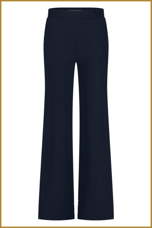 STUDIO ANNELOES - Lexie bonded trouser-dark blue