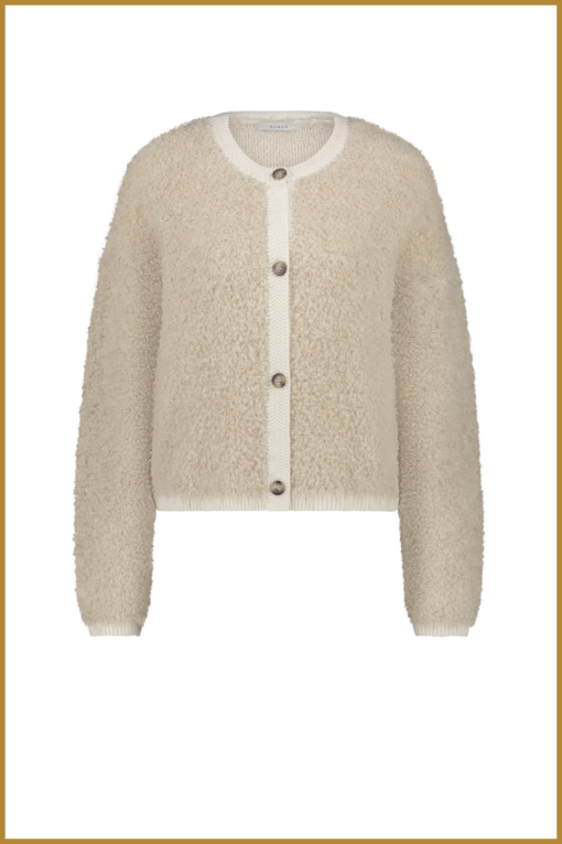 NUKUS - Mandy cardigan sand -NUK240101