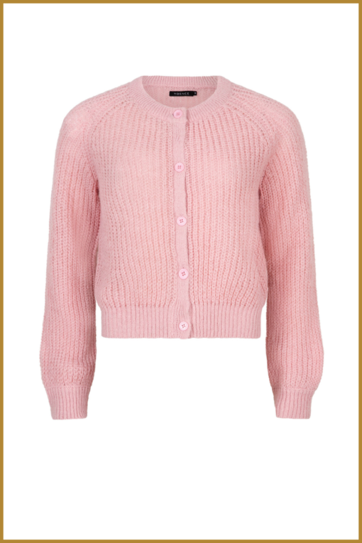 YDENCE - Carigan Lotta soft pink- YDE240052