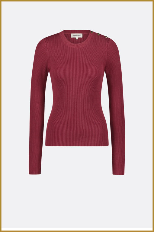 FABIENNE CHAPOT - Lillian Slim Pullover cerise red -FAB240088