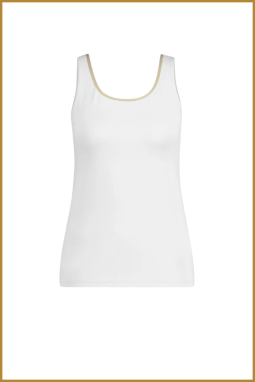 NUKUS-Juba singlet-White-NUK250008 - Afbeelding 2