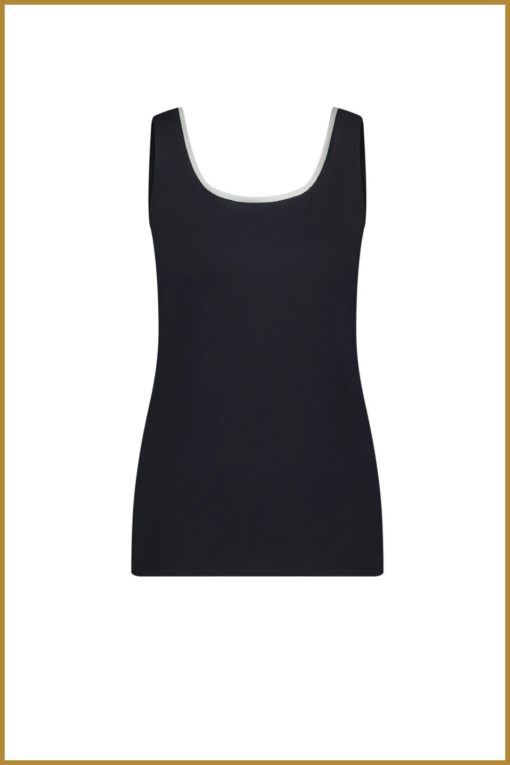 NUKUS-Juba Singlet-Navy-NUK250001 - Afbeelding 2