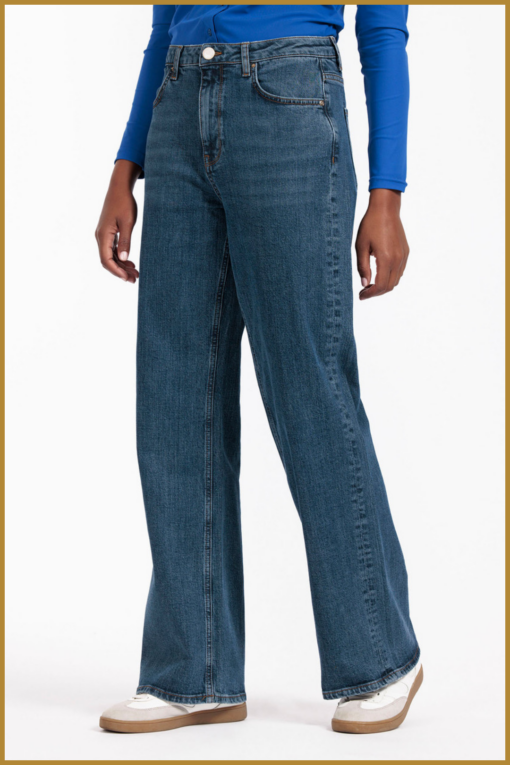 STUDIO ANNELOES-lexie denim trousers-denim blue-STU250006