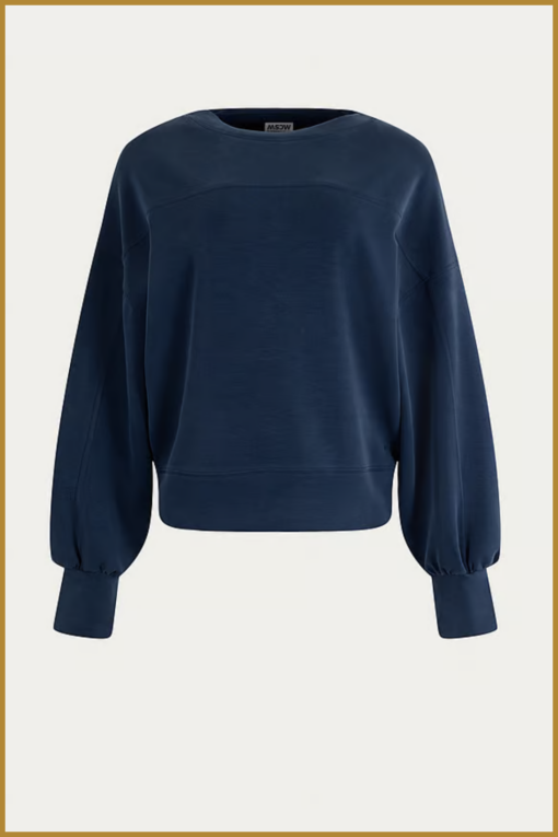 MSCW-Sweater Jessi-Navy solid-MOS250026