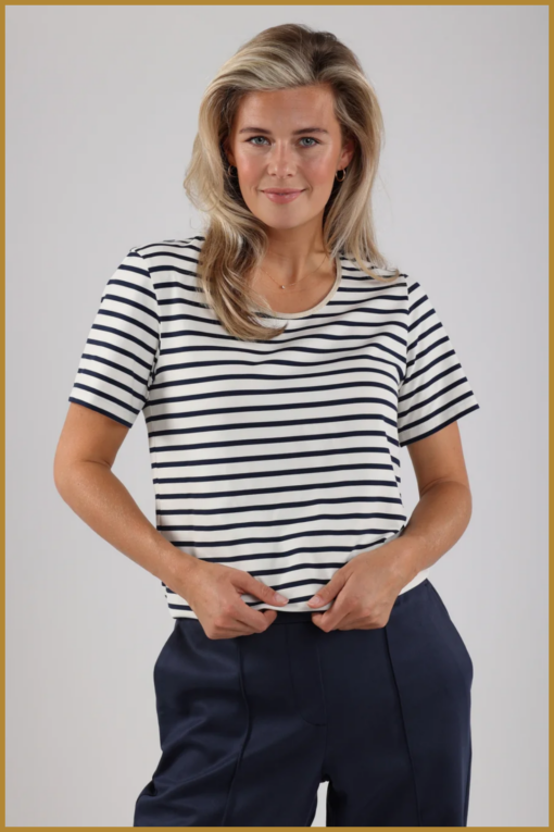 NUKUS-Tirza top stripe-NUK250002