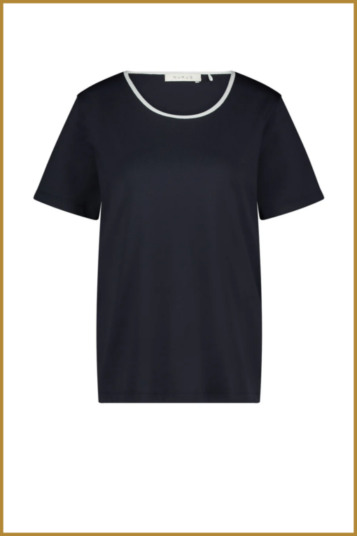 NUKUS-Tirza top-Navy-NUK250005 - Afbeelding 2