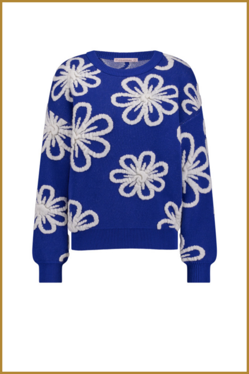 STUDIO ANNELOES- Cassidey flower pullover orgineel-STU250007 - Afbeelding 2