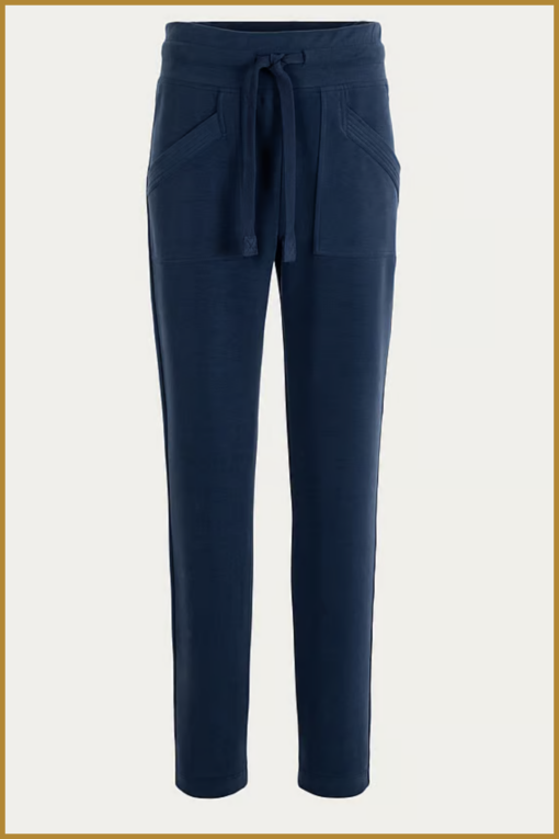 MSCW-Broek Feliz-Navy solid-MOS250023