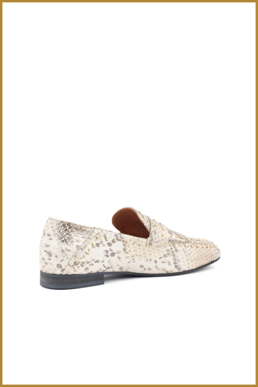 BABOUCHE-G-april-16 loafer snake gold-BAB250001 - Afbeelding 3