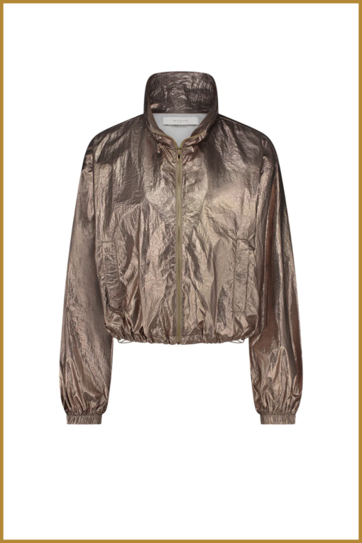 NUKUS-Deveny jacket-gold-NUK250023 - Afbeelding 2