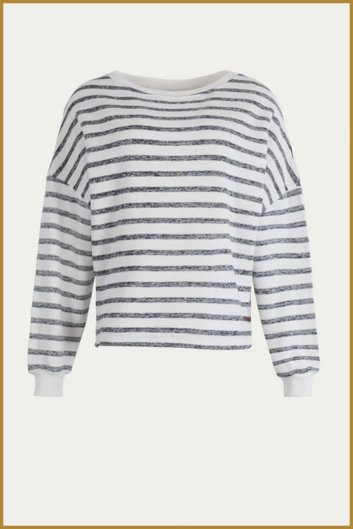 MSCW-Sweater Florina-Navy stripe-MOS250009